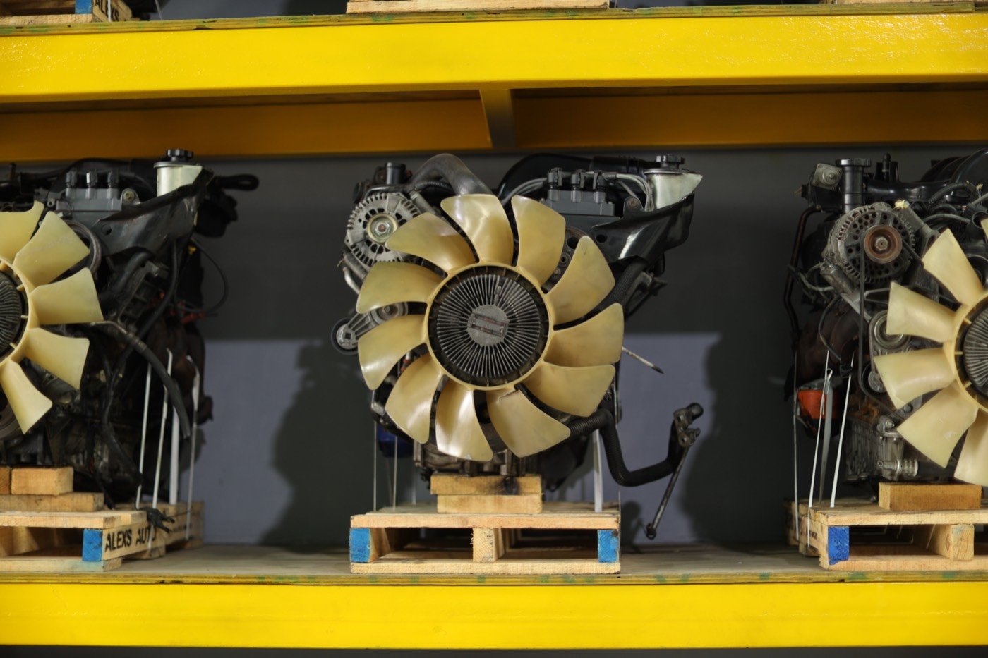 Motores importados en inventario